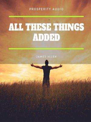 cover image of All These Things Added
